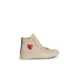Comme Des Garçons Play X Converse Beige Tela Sneakers Women